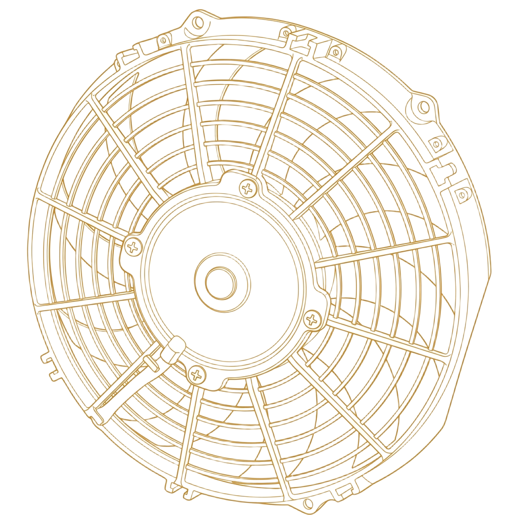 Blower Motors and Fans technical drawing